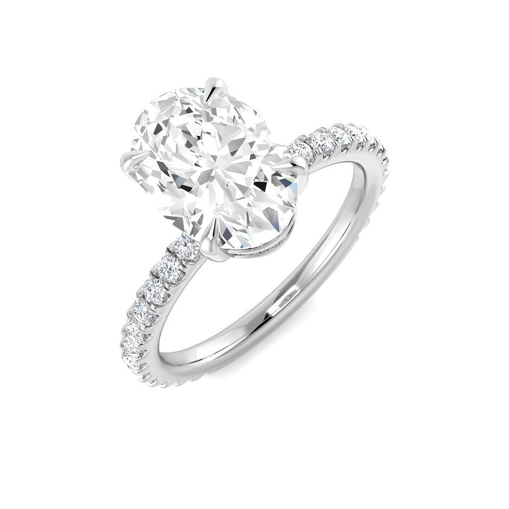 SR4325 — Ring - 9k White Gold