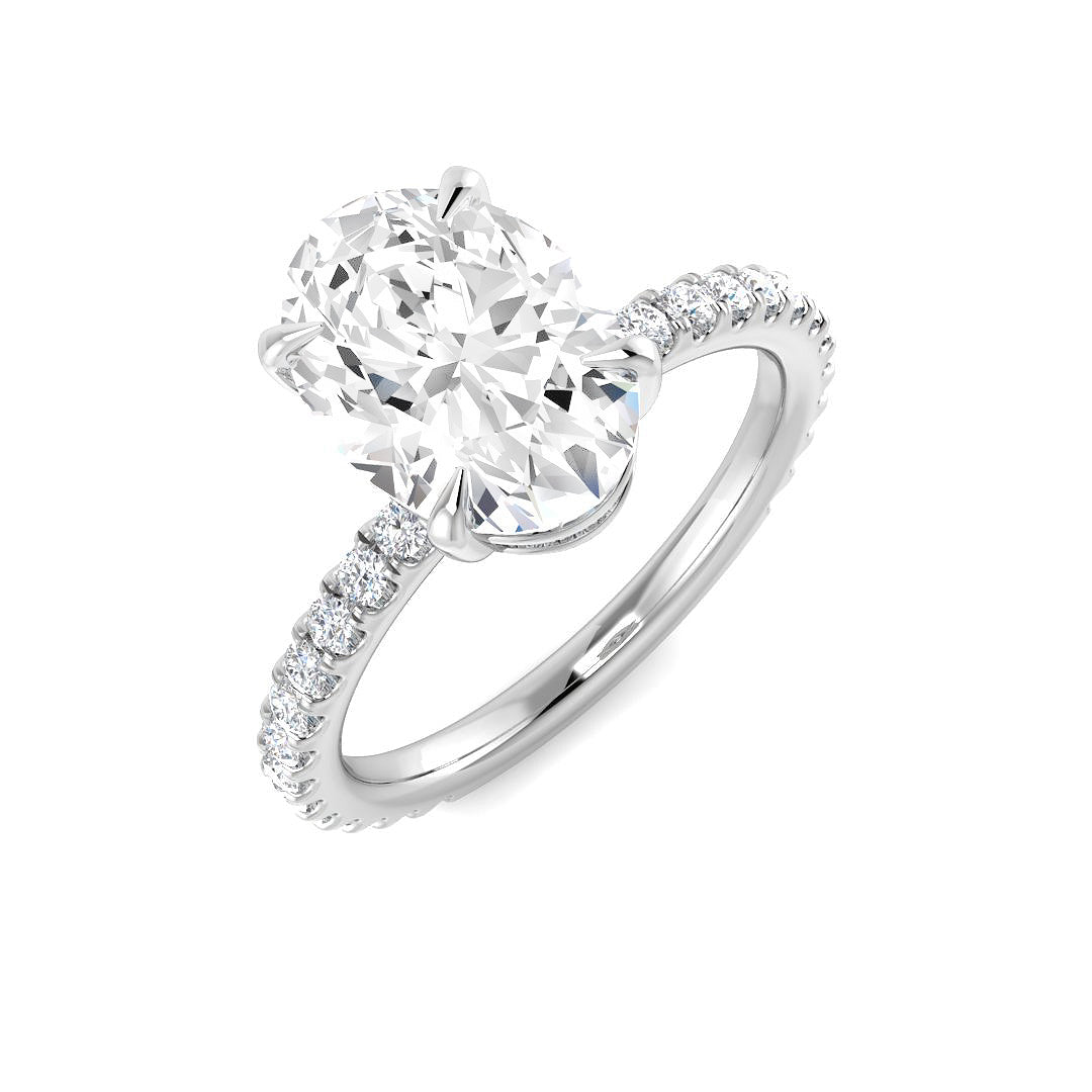 SR4325 — Ring - 9k White Gold