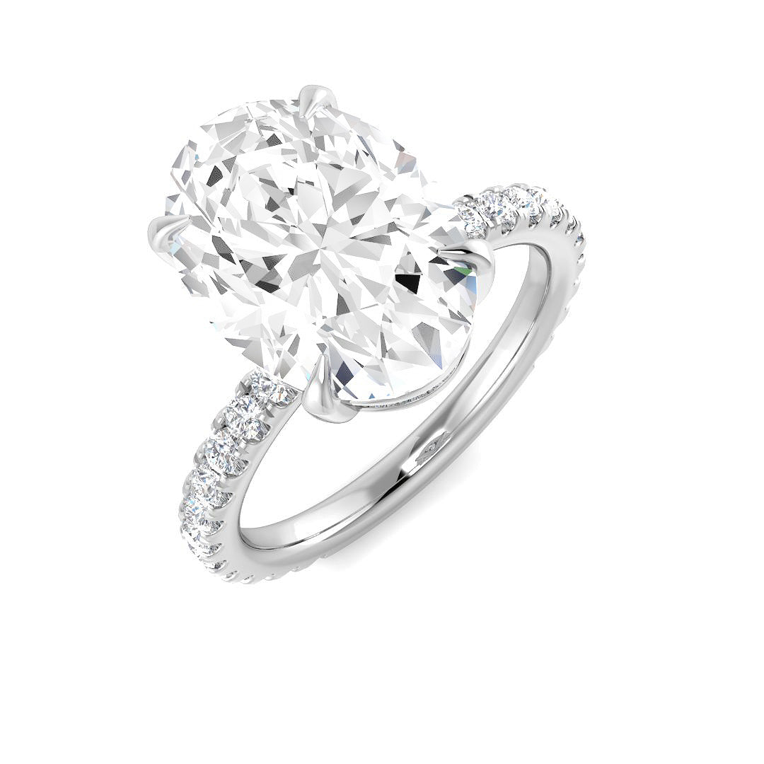 SR4327 — Ring - 9k White Gold