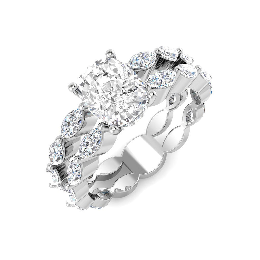 SR4344 — Ring - 9k White Gold
