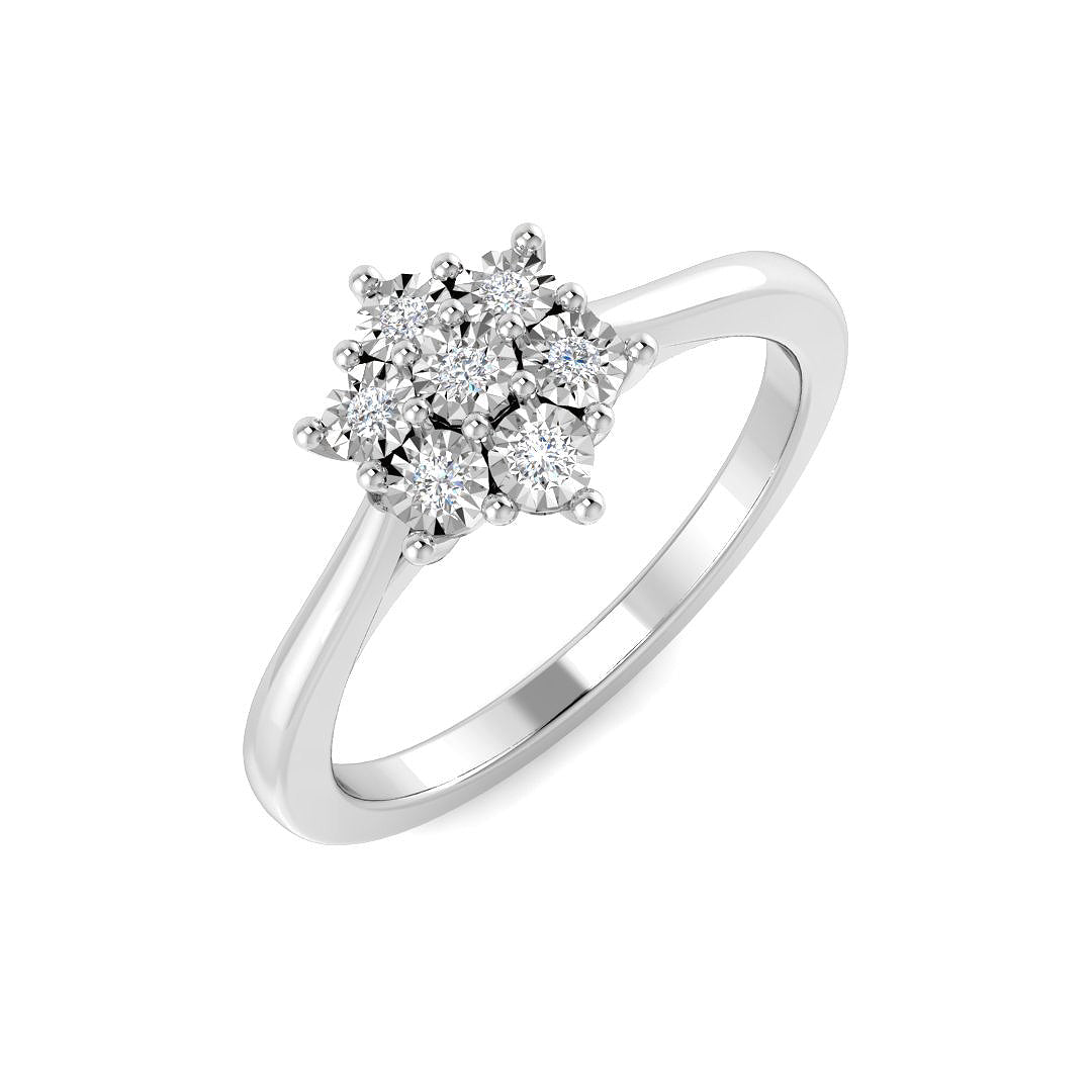 SR4364 — Ring - 9k White Gold
