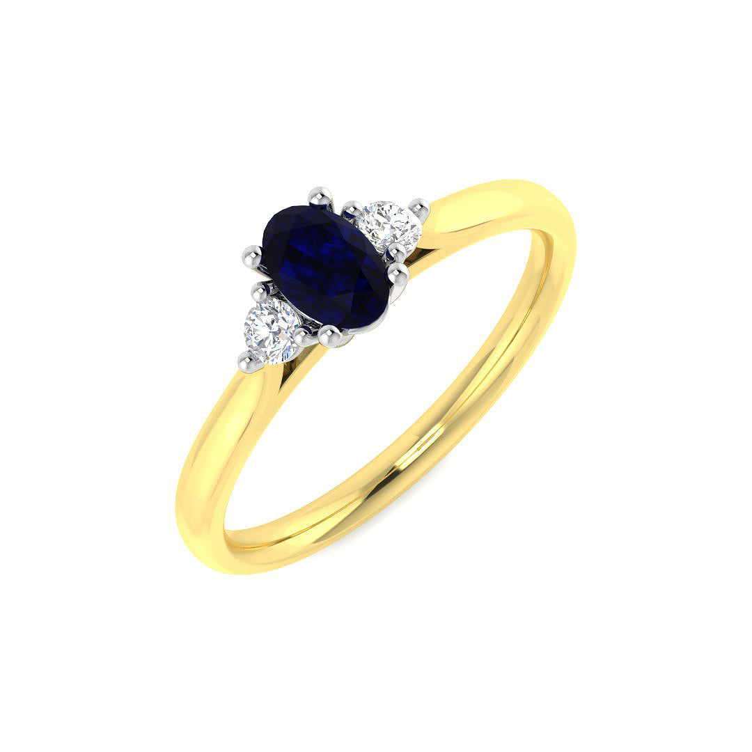 SR4367 — Ring - 9k Two Tone