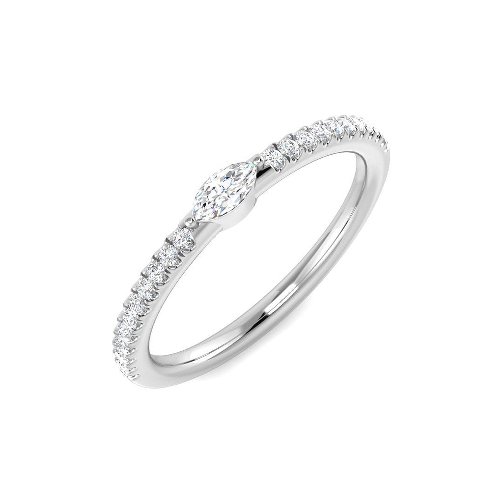 SR4377 — Ring - 9k White Gold