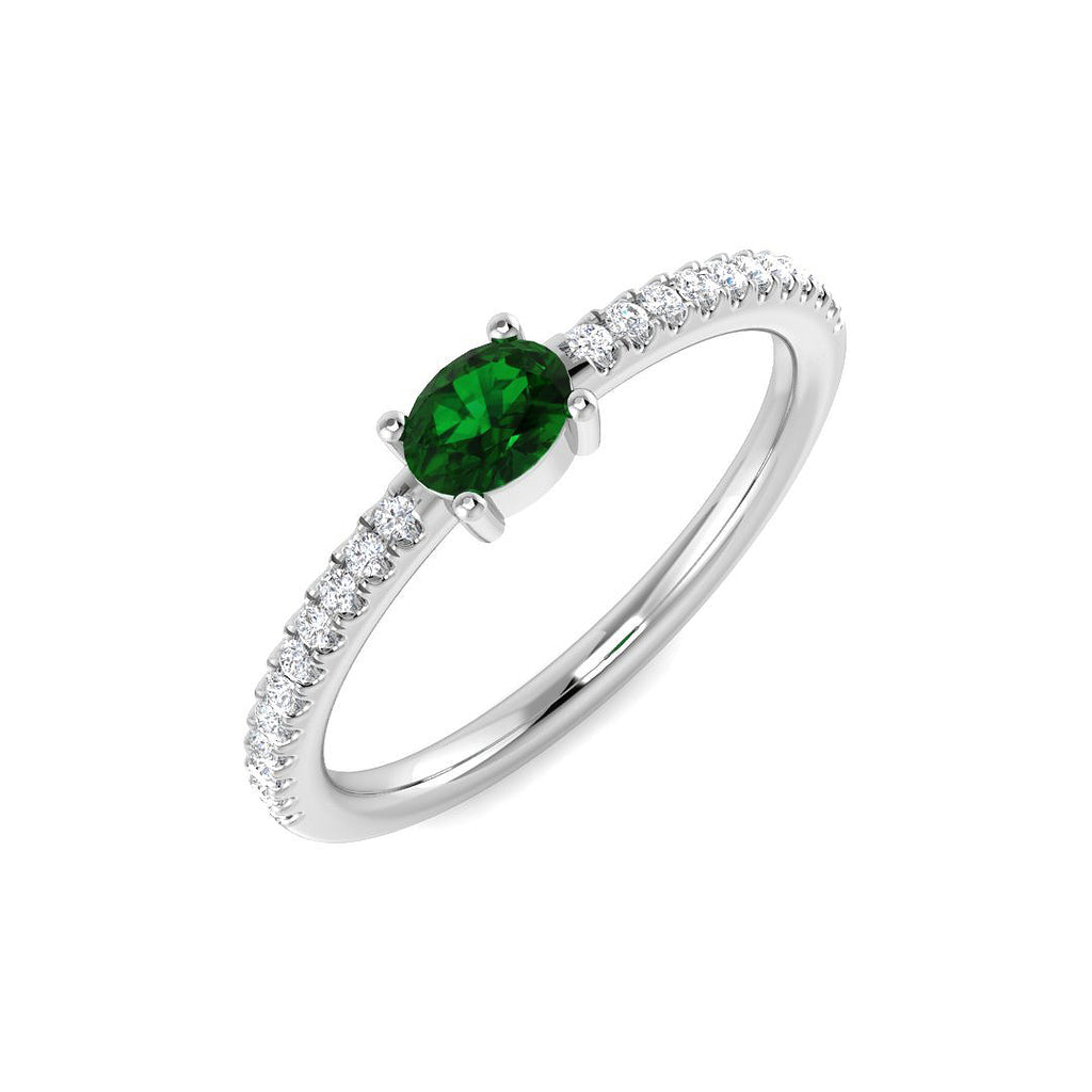 SR4390 — Ring - 9k White Gold