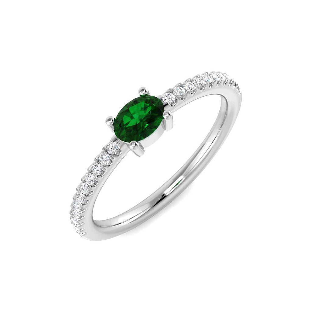 SR4391 — Ring - 9k White Gold