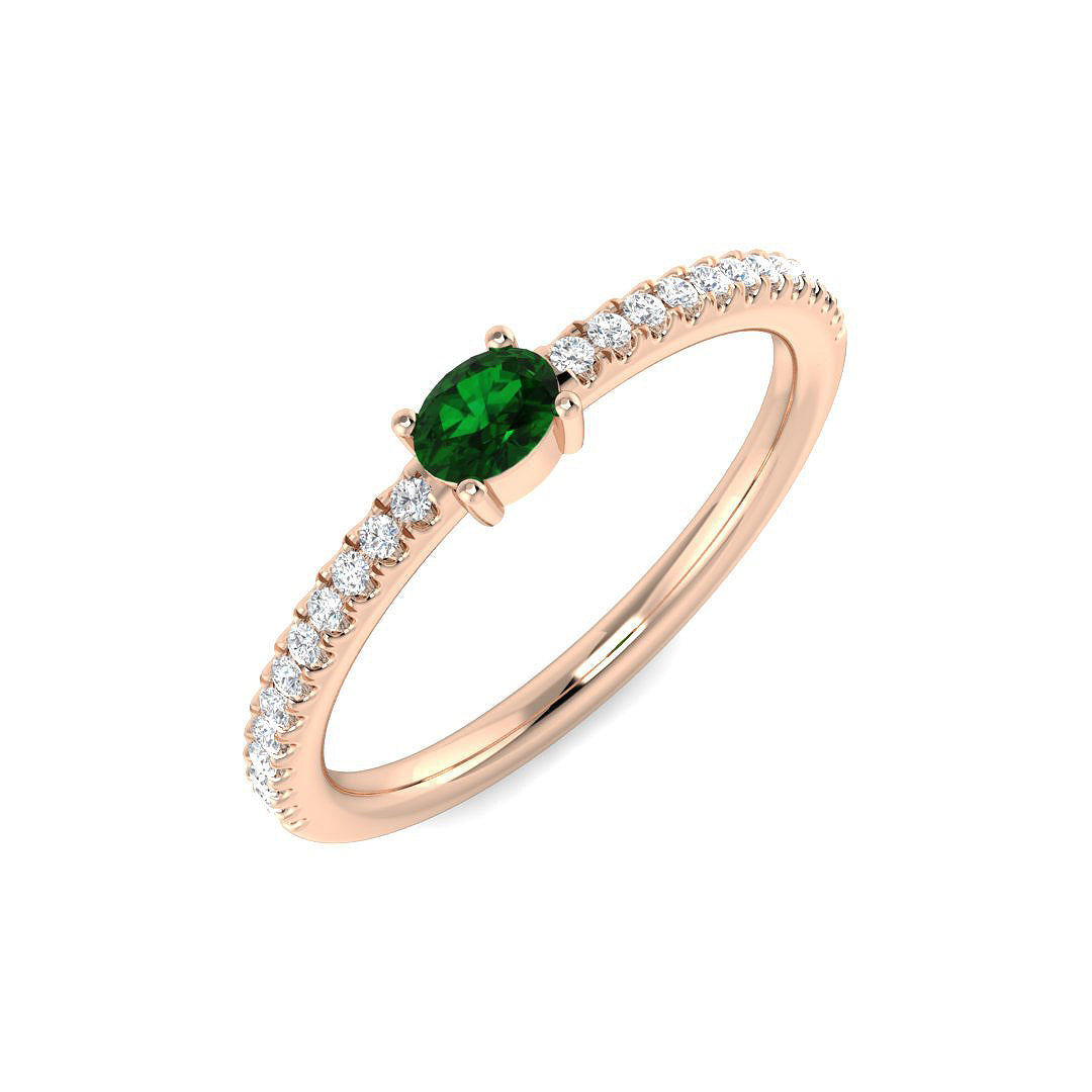 SR4393 — Ring - 9k Rose Gold