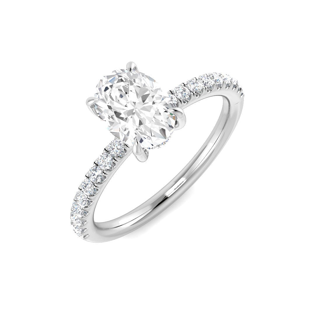 SR4403 — Ring - 9k White Gold