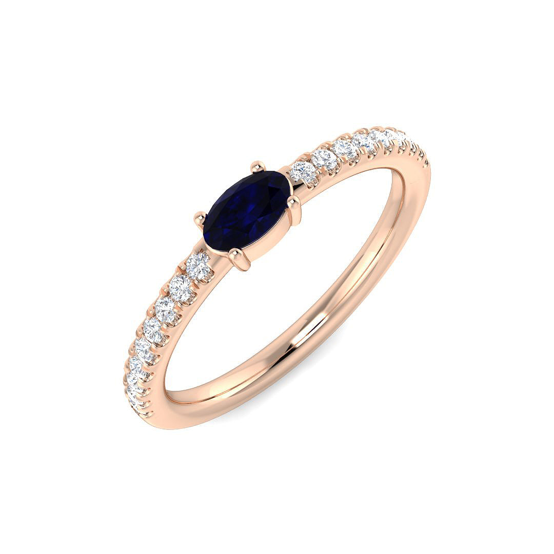 SR4412 — Ring - 9k Rose Gold