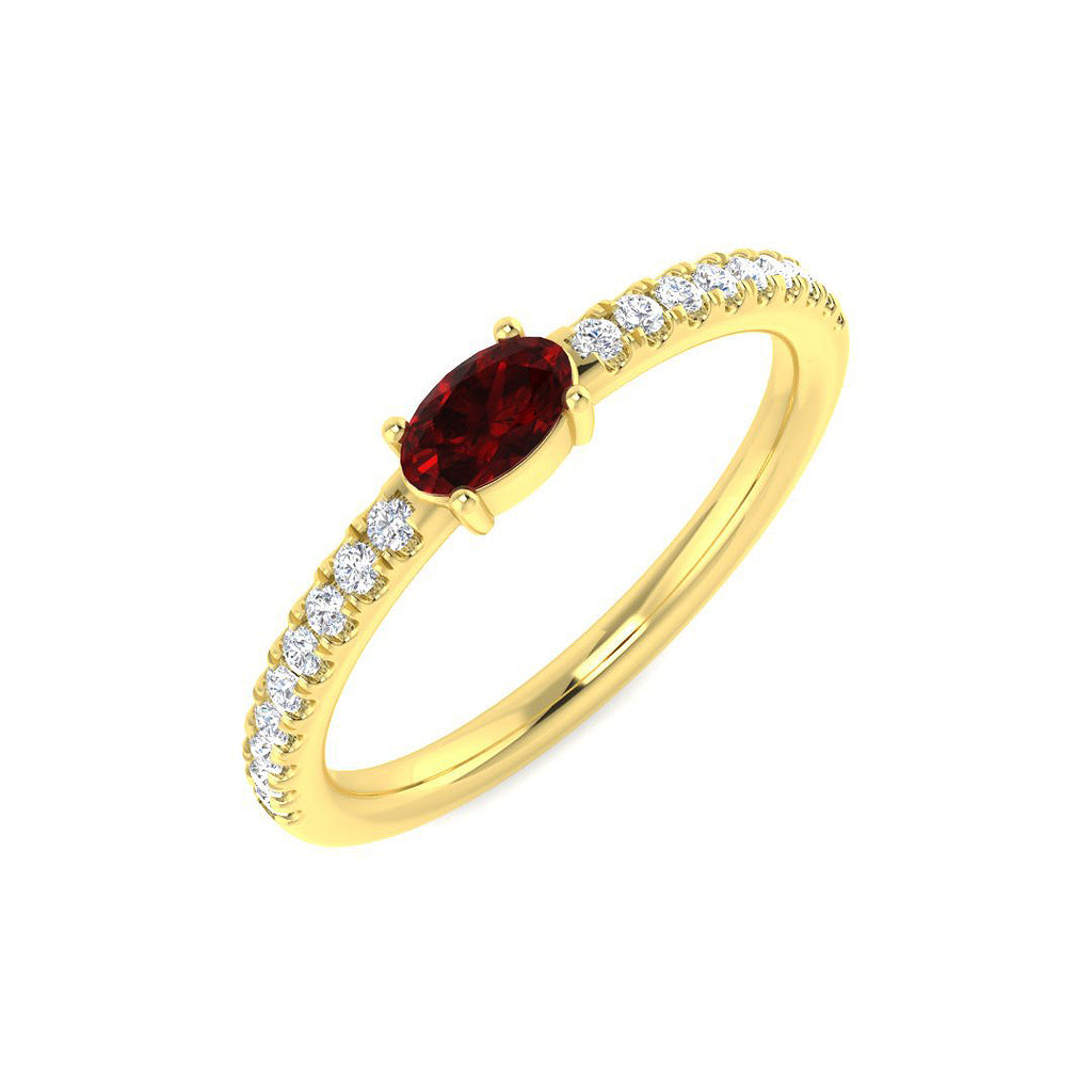 SR4412 — Ring - 18 KT Yellow Gold