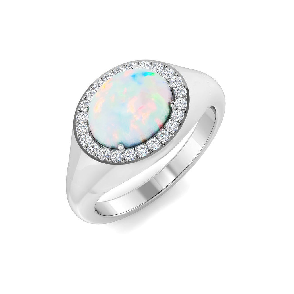 SR4426 — Ring - 9k White Gold