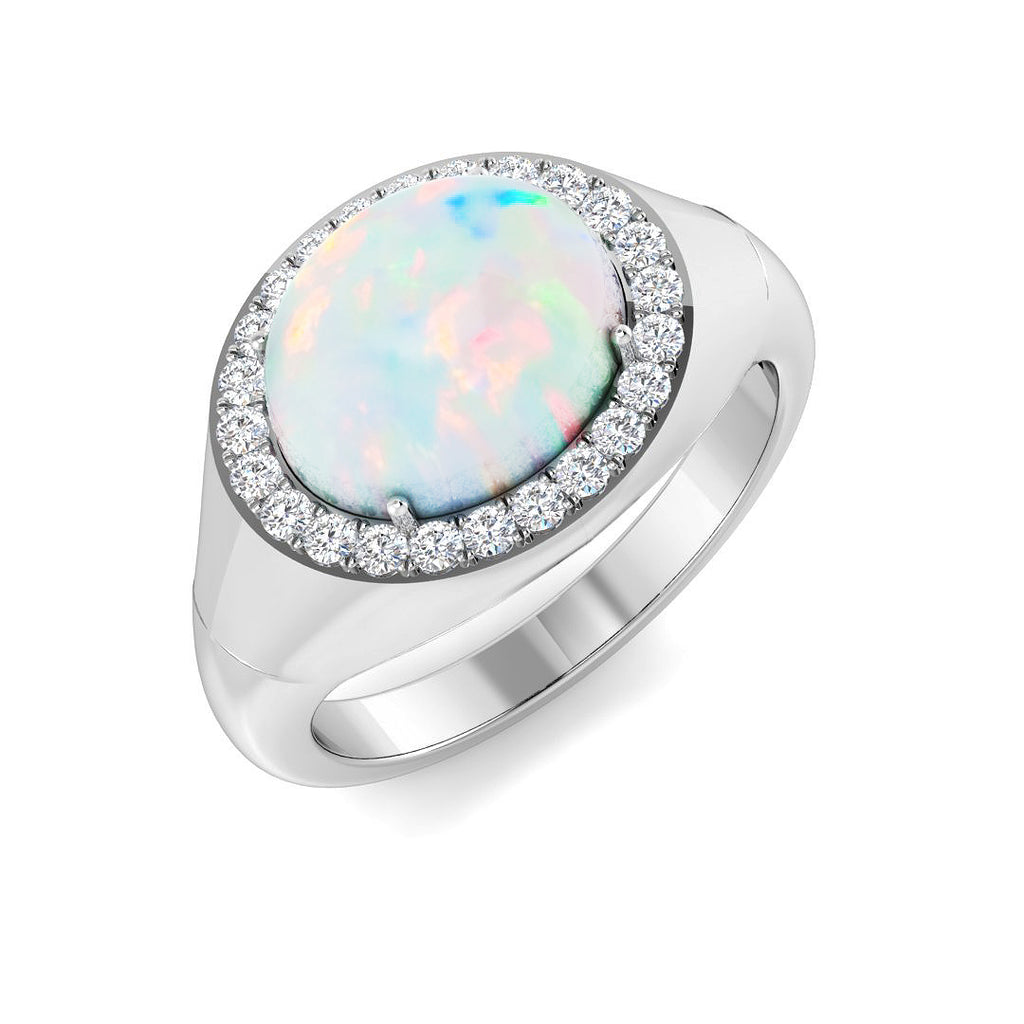 SR4427 — Ring - 9k White Gold