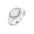 SR4428 — Ring - 9k White Gold