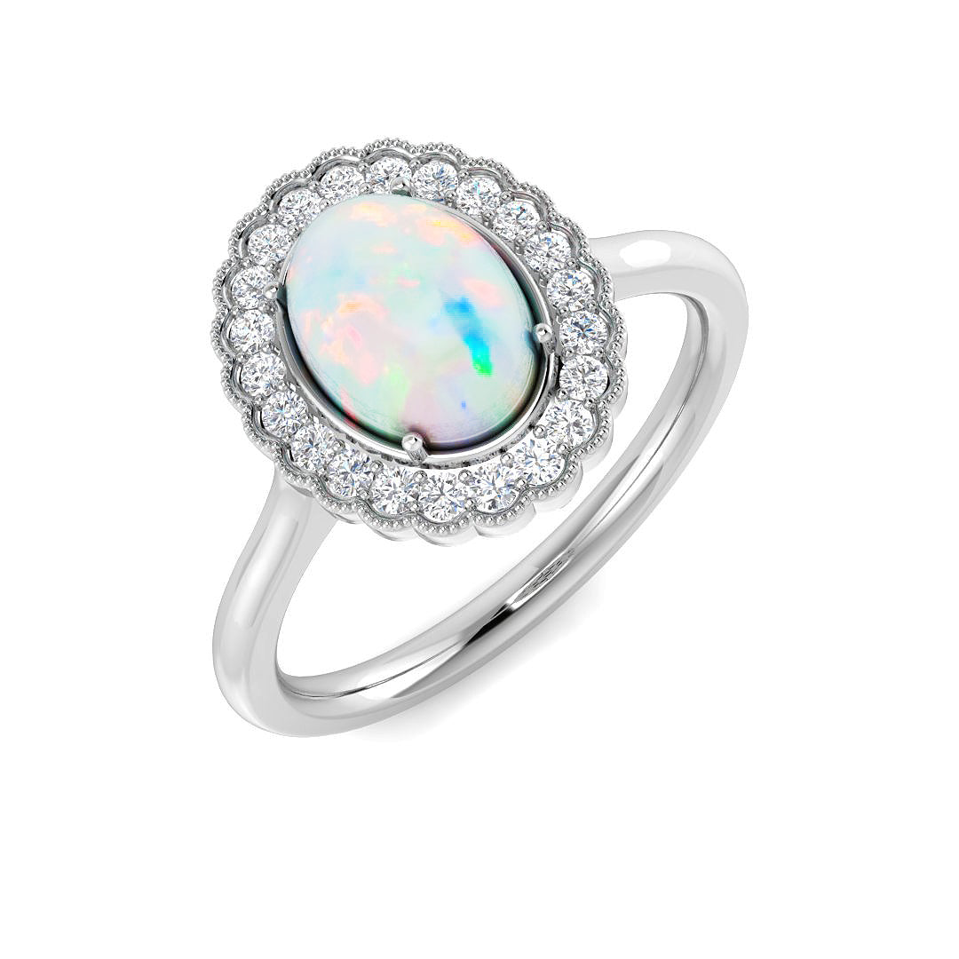 SR4429 — Ring - 9k White Gold