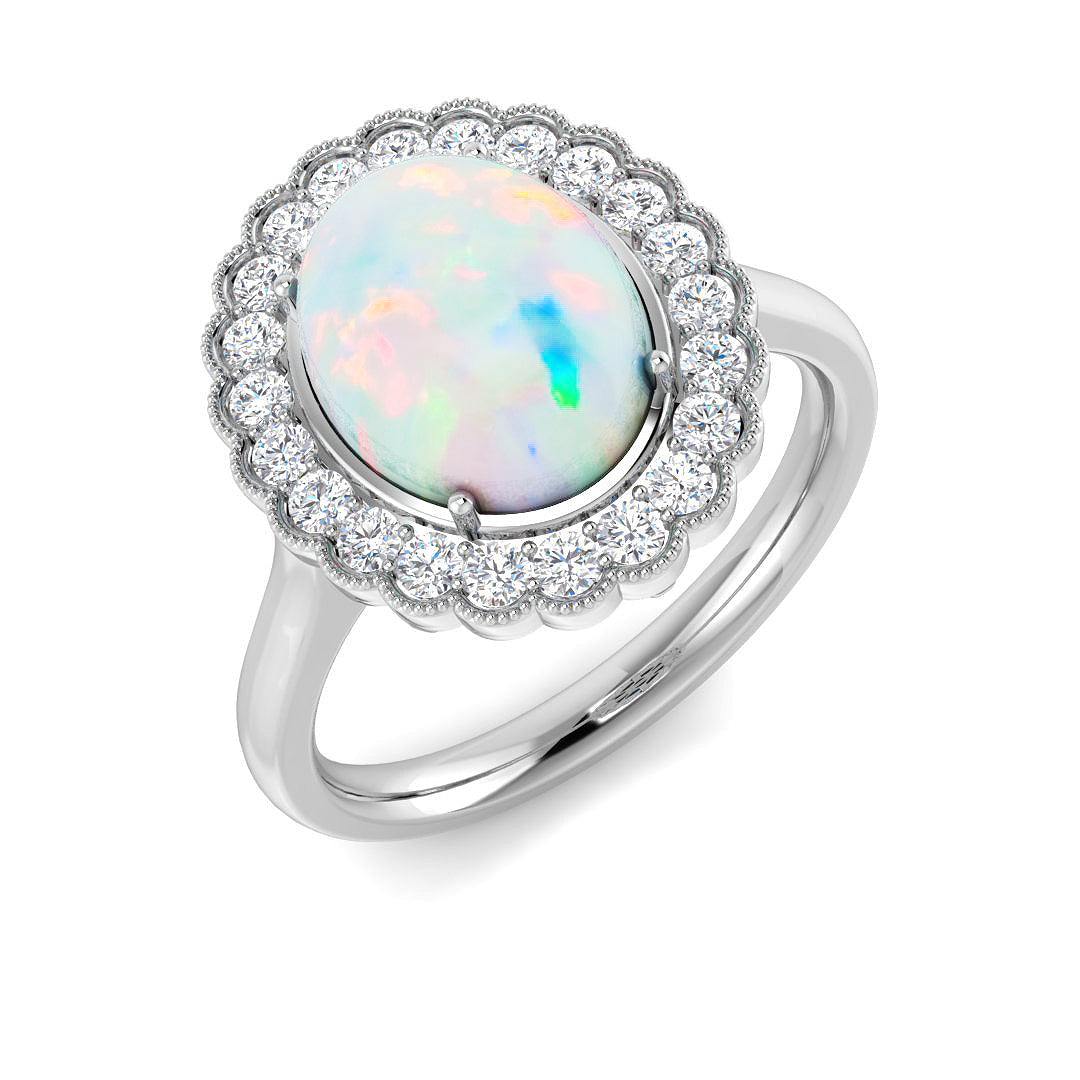 SR4431 — Ring - 9k White Gold