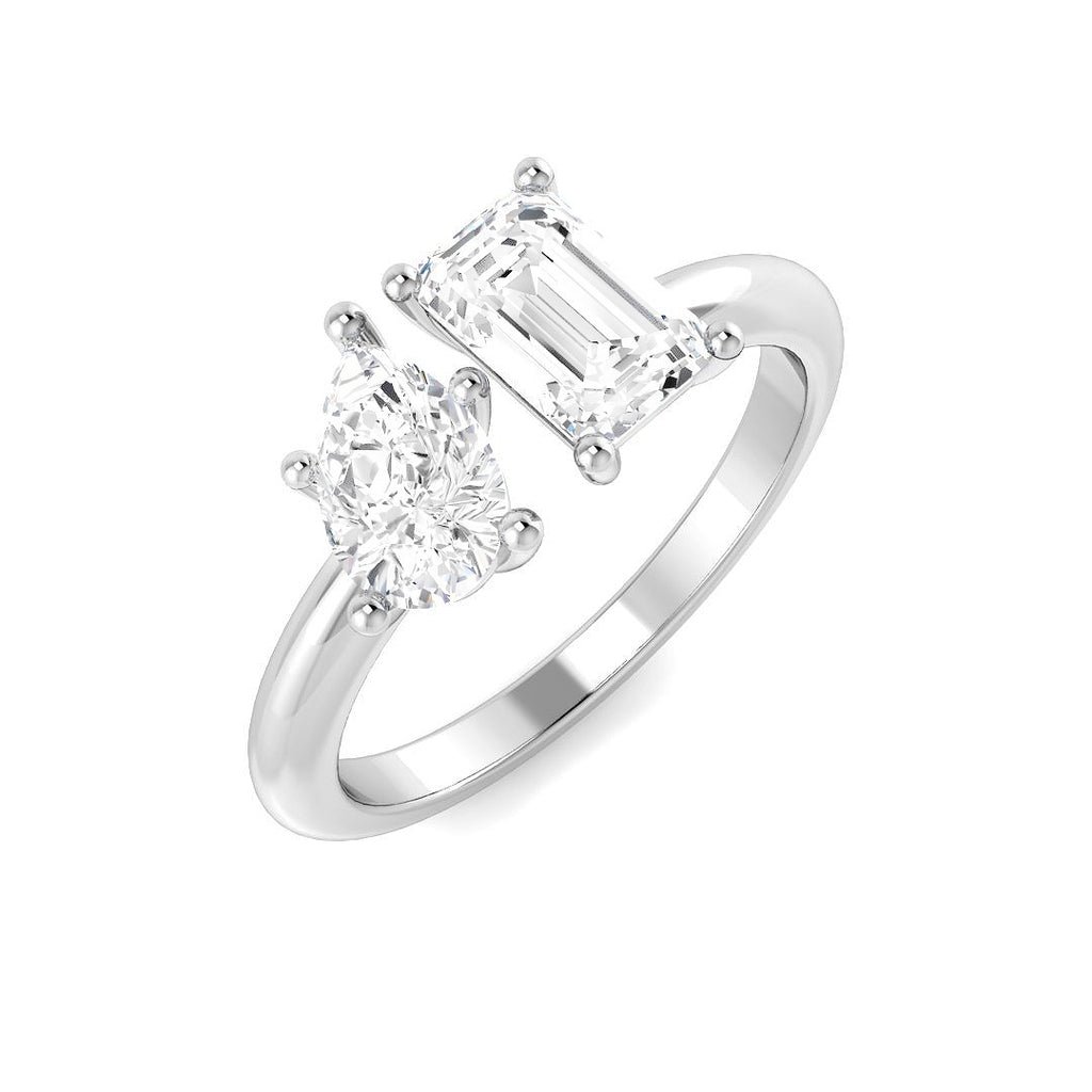 SR4439 — Ring - 9k White Gold