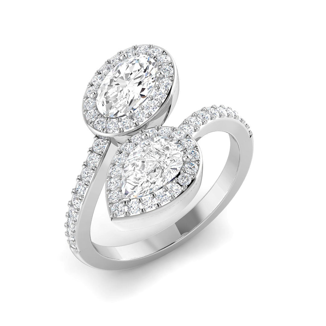 SR4440 — Ring - 9k White Gold