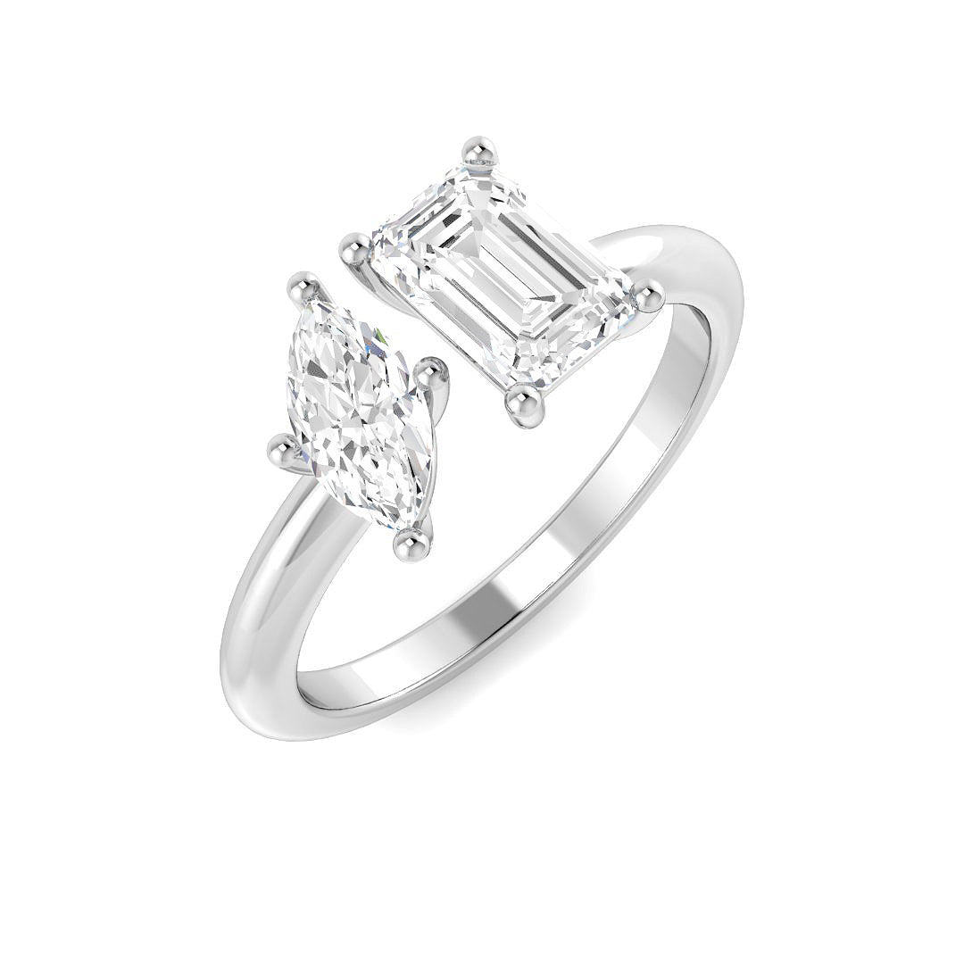 SR4442 — Ring - 9k White Gold