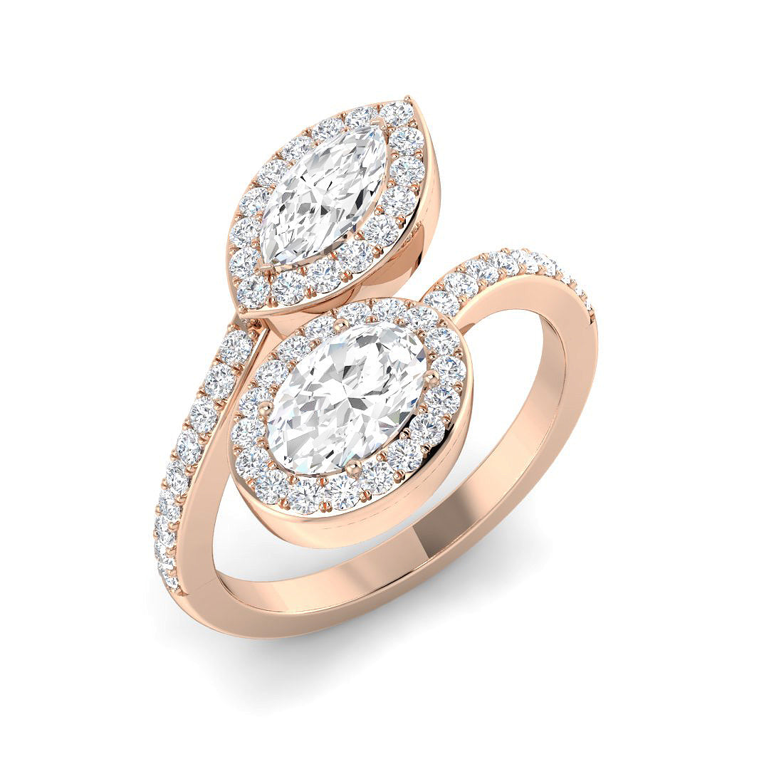 SR4443 — Ring - 9k Rose Gold