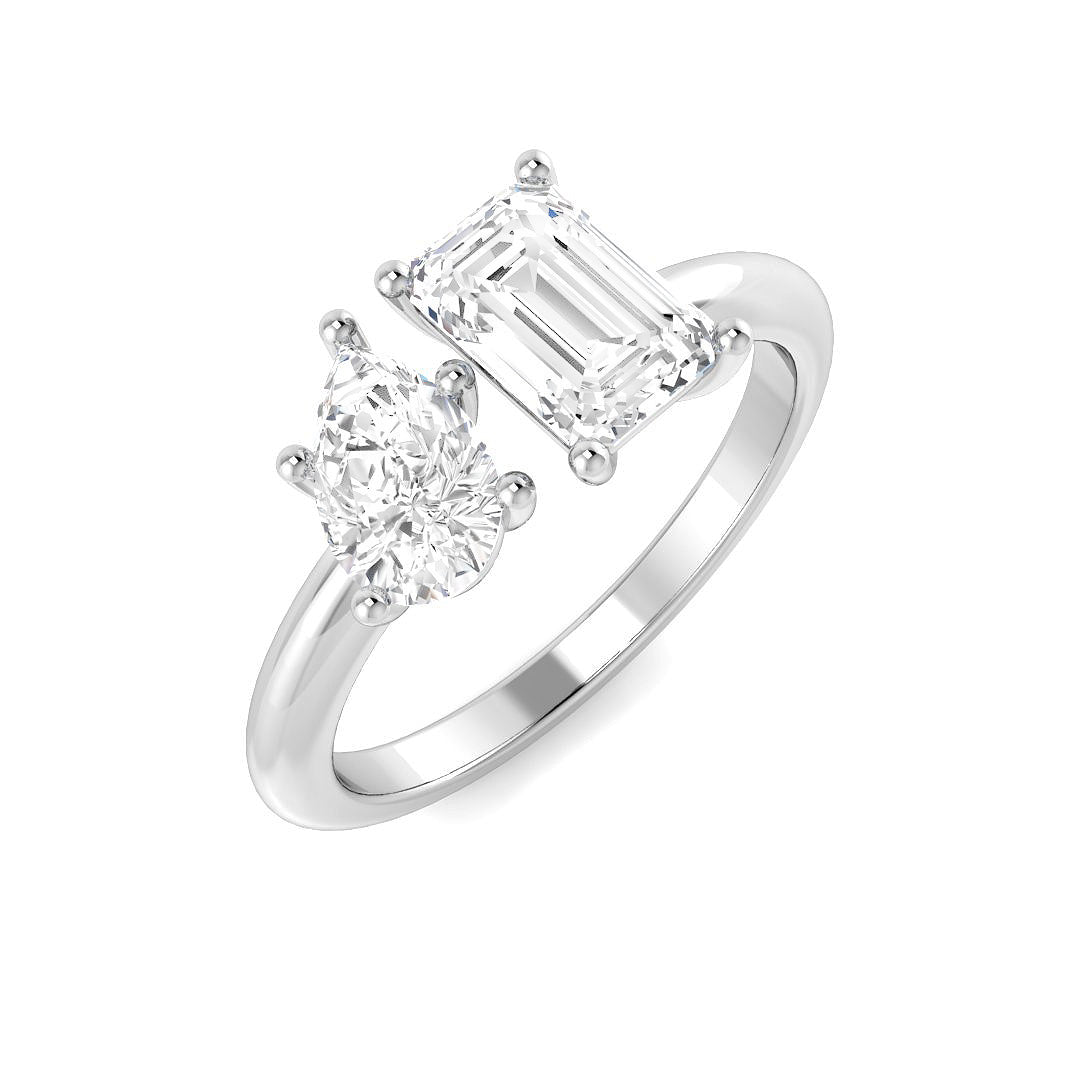 SR4445 — Ring - 9k White Gold