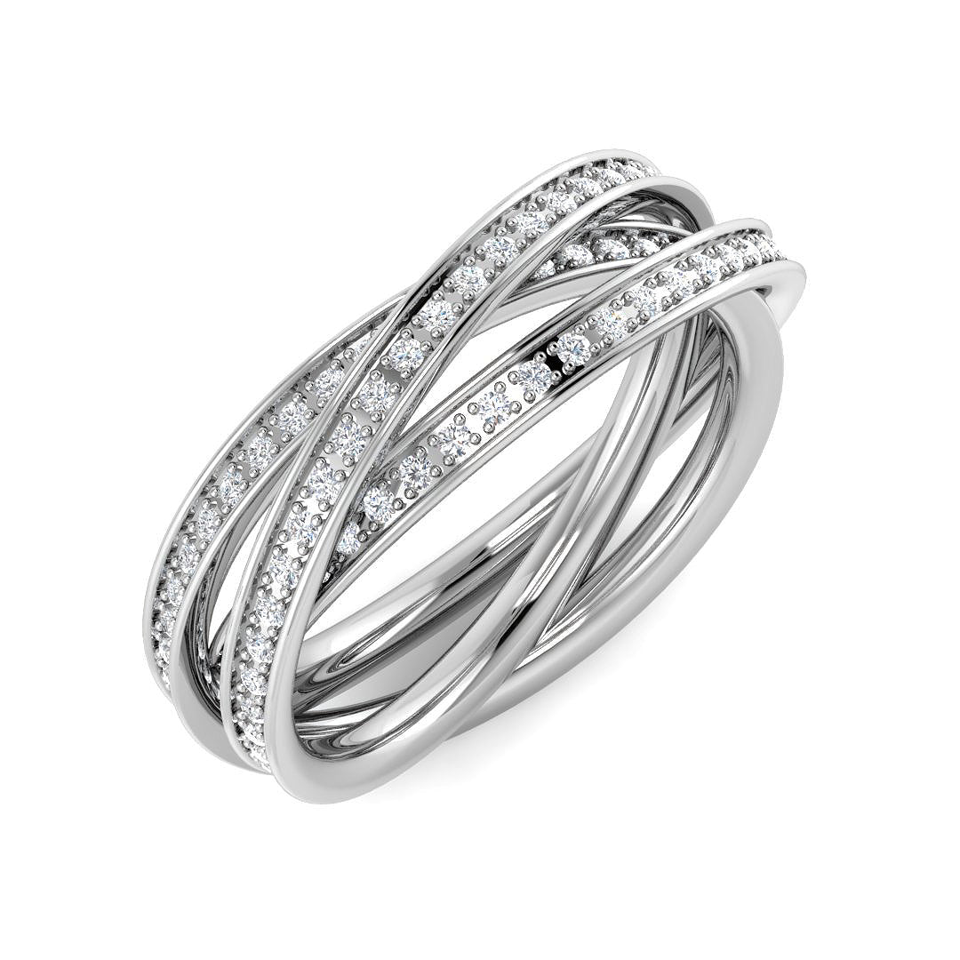 SR4453 — Ring - 9k White Gold