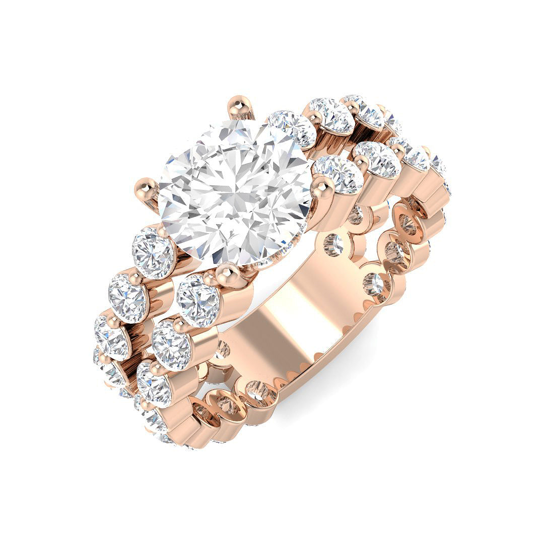 SR4454 — Ring - 9k Rose Gold