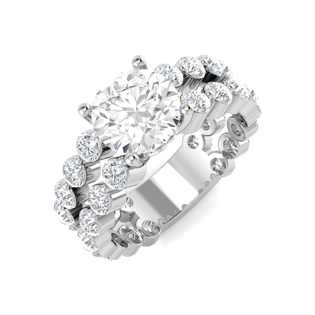 SR4454 — Ring - 9k White Gold