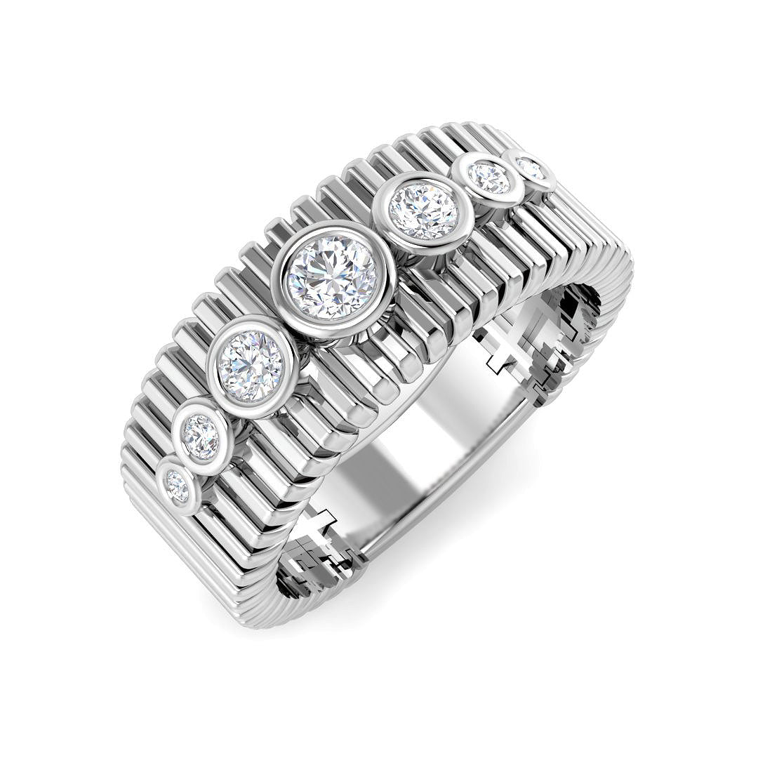 SR4494 — Ring - 9k White Gold