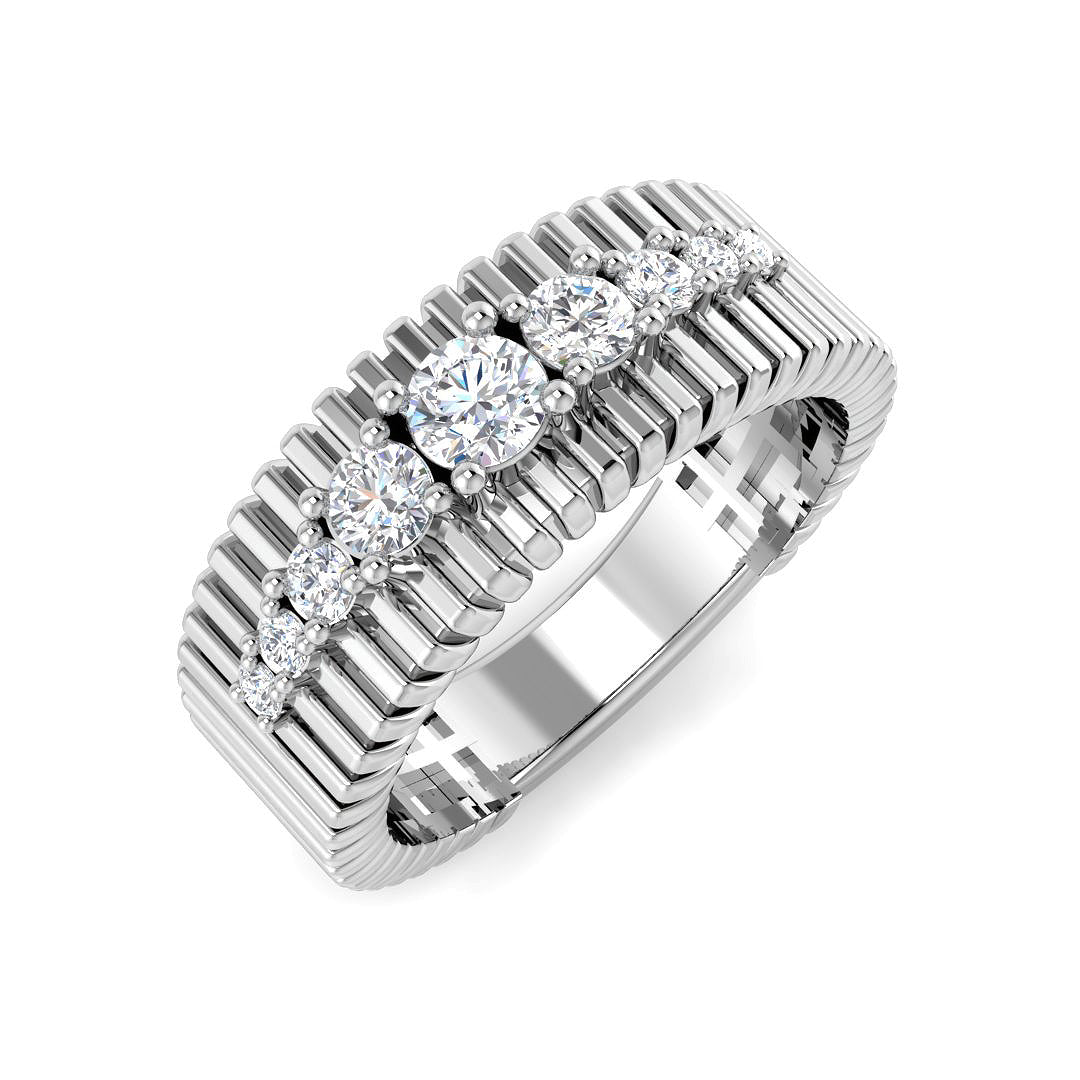 SR4496 — Ring - 9k White Gold