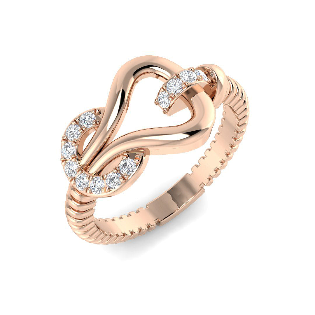 SR4497 — Ring - 9k Rose Gold
