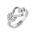 SR4497 — Ring - 9k White Gold