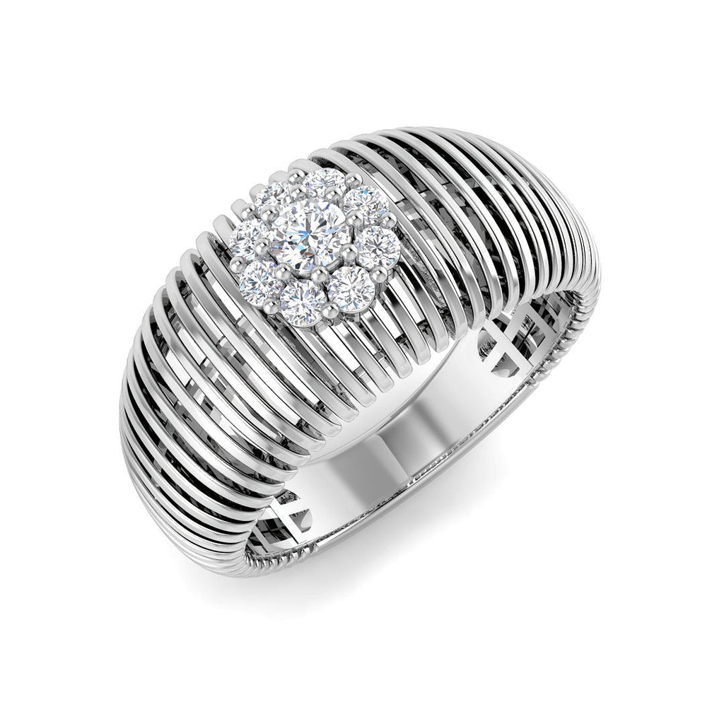 SR4502 — Ring - 9k White Gold