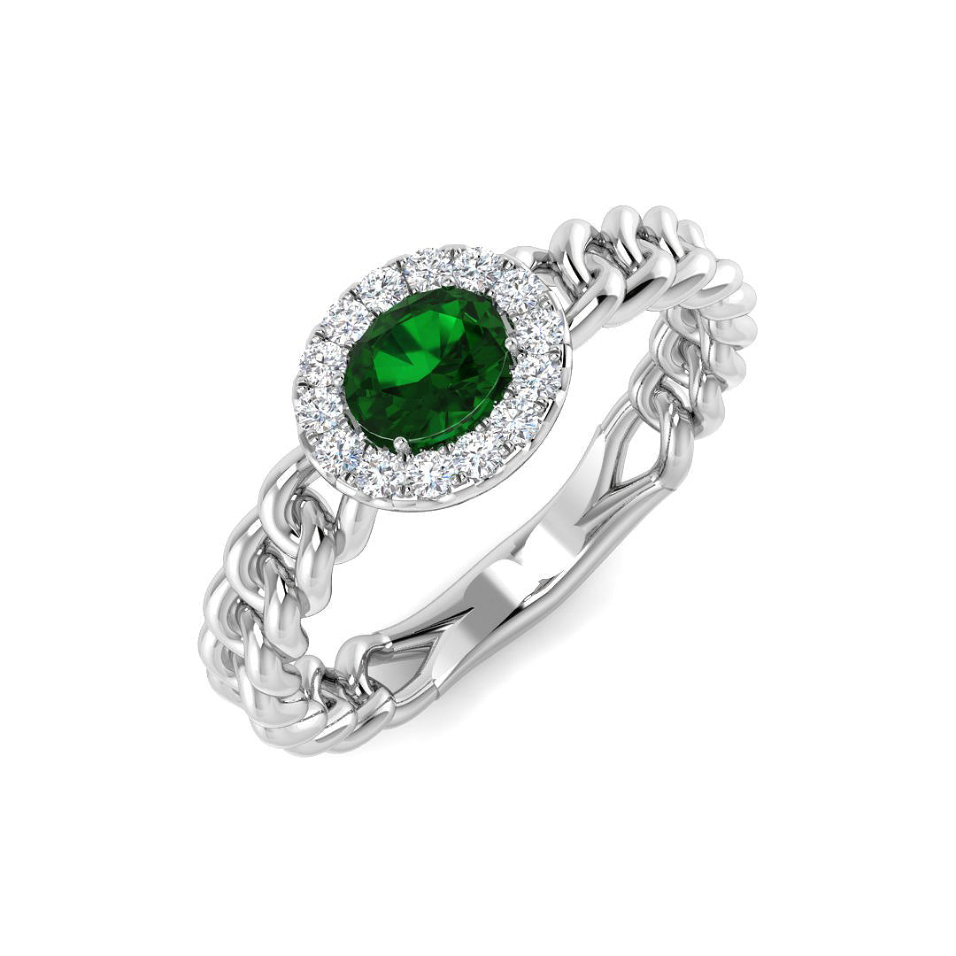 SR4505 — Ring - 9k White Gold