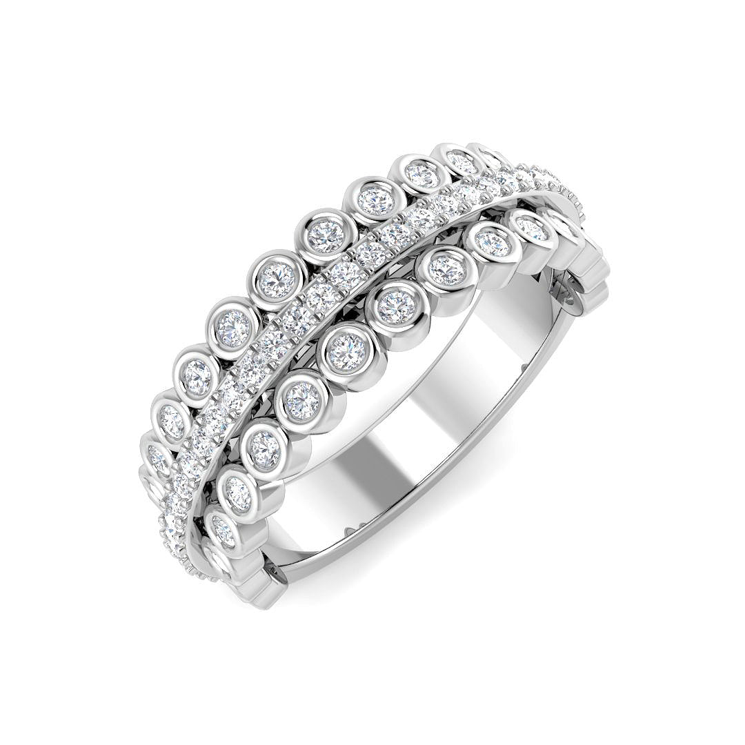 SR4506 — Ring - 9k White Gold