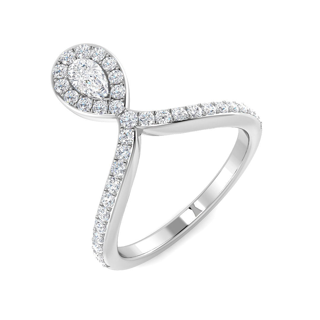 SR4507 — Ring - 9k White Gold
