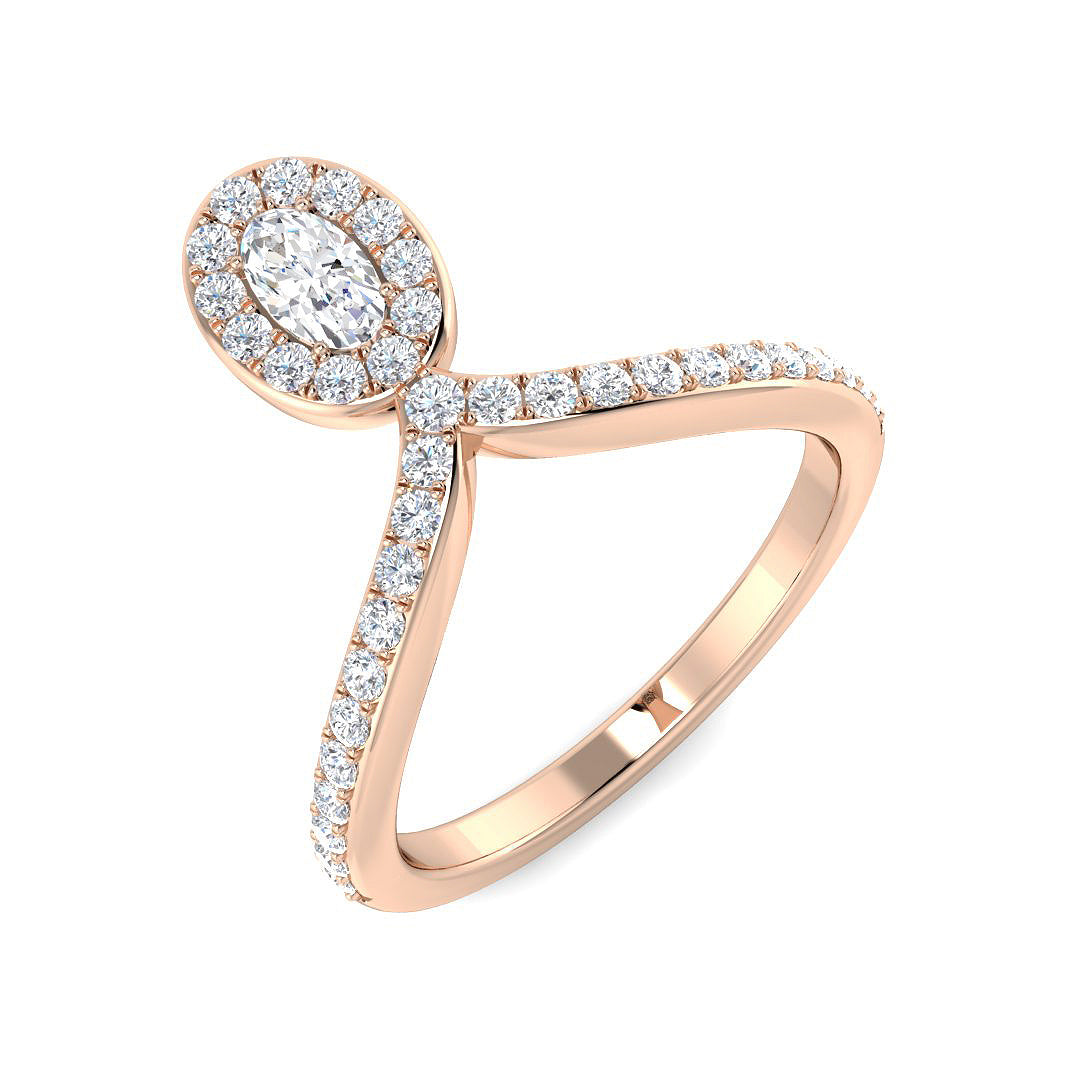 SR4508 — Ring - 9k Rose Gold