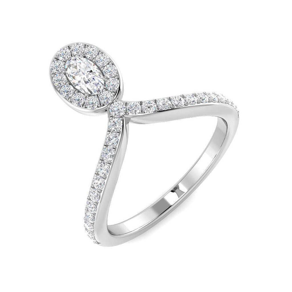 SR4508 — Ring - 9k White Gold