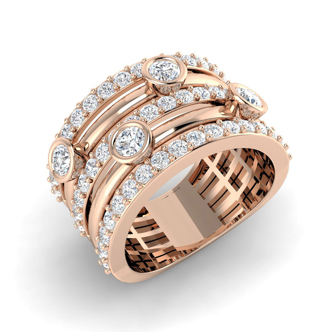SR4509 — Ring - 9k Rose Gold