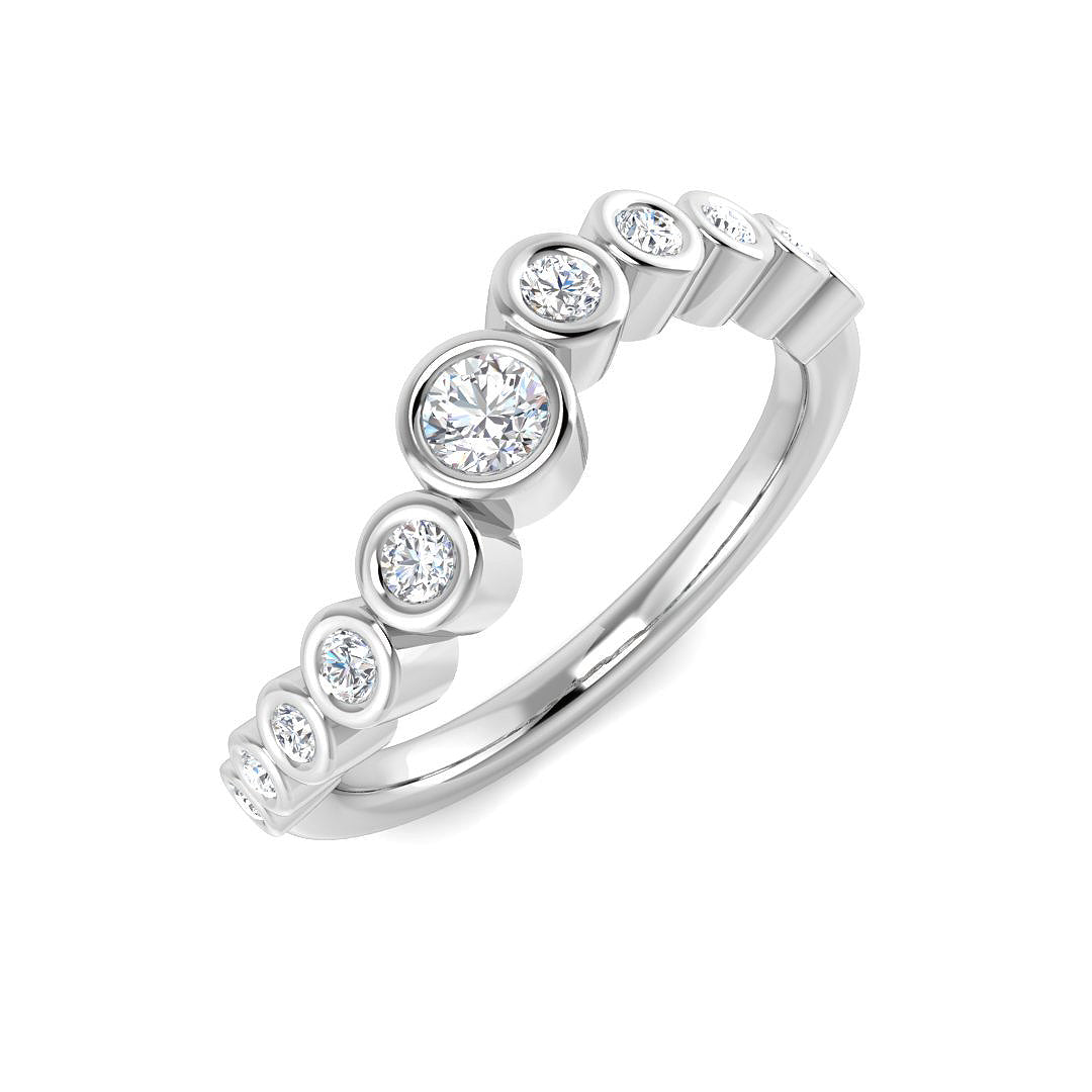 SR4510 — Ring - 9k White Gold