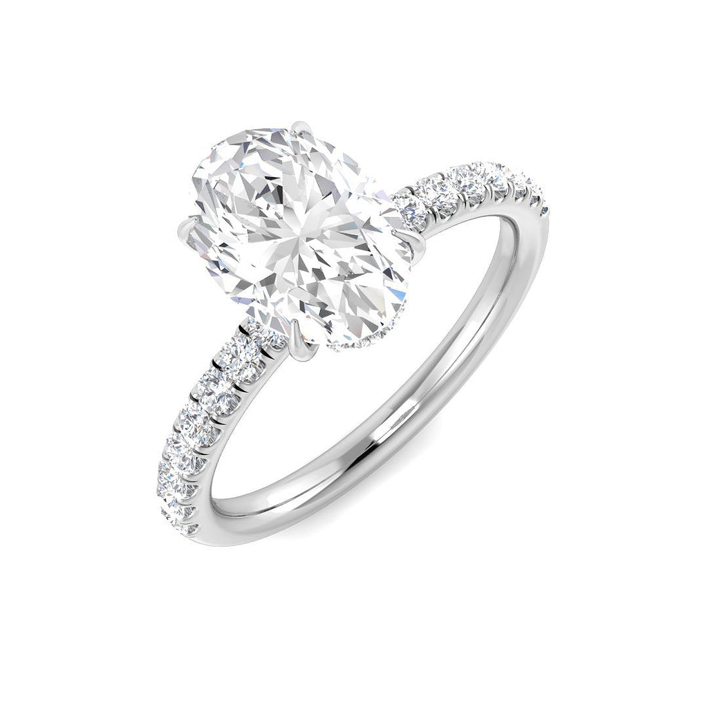 SR4515 — Ring - 9k White Gold