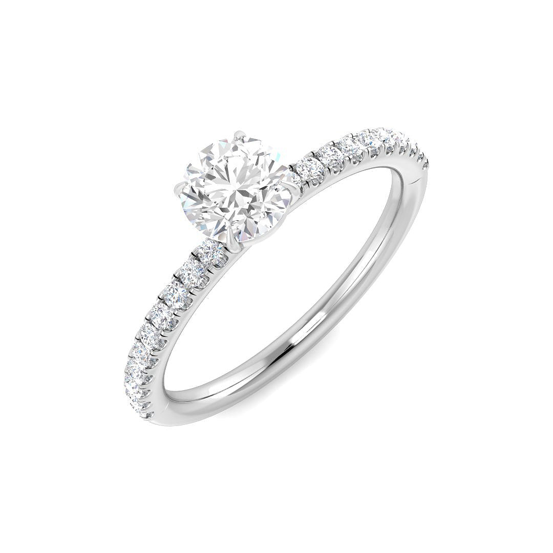 SR4519 — Ring - 9k White Gold