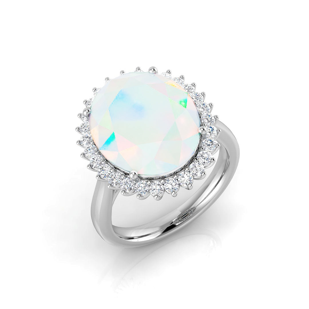 SR451 — Ring - 9k White Gold
