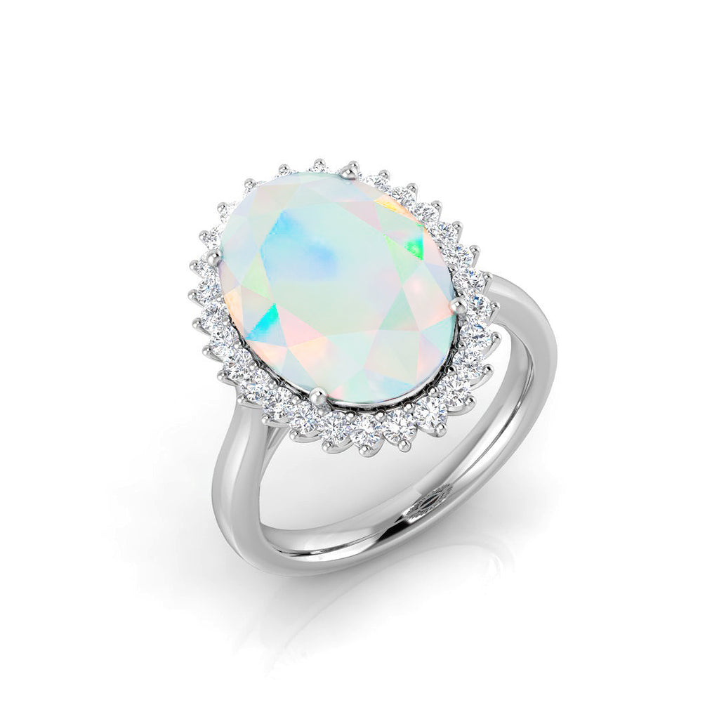 SR452 — Ring - 9k White Gold