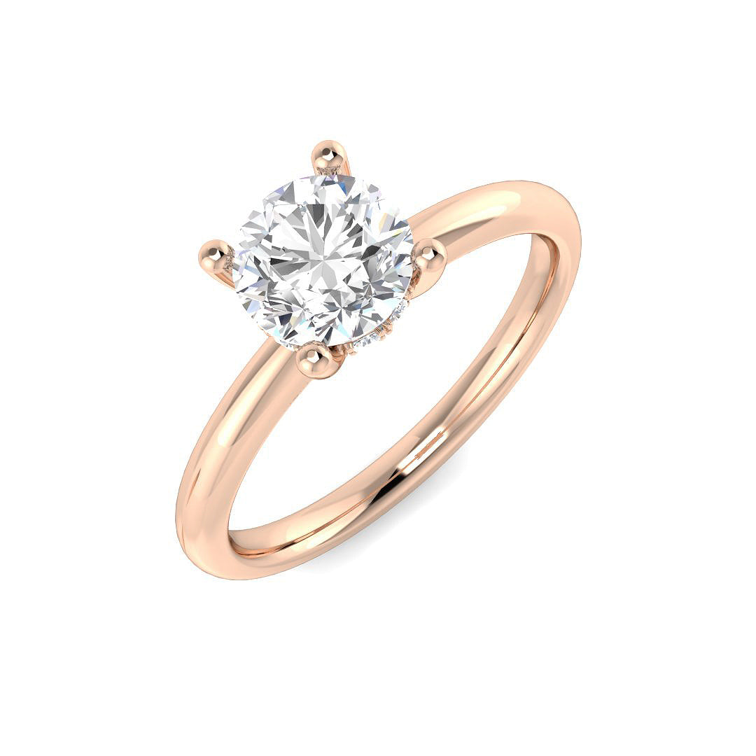 SR4532-6.3MM — Ring - 9k Rose Gold