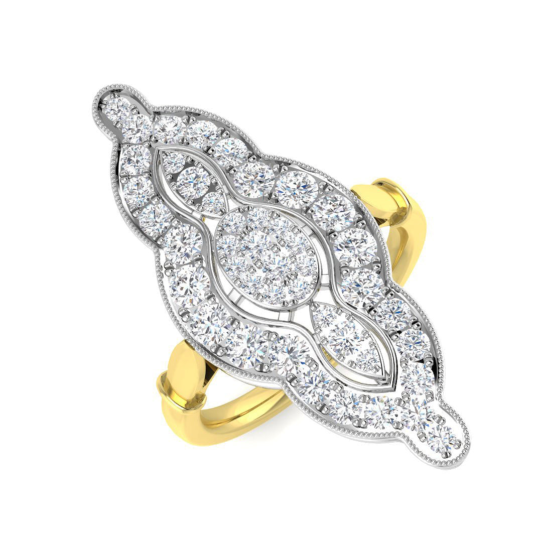 SR4550 — Ring - 9k Yellow Gold