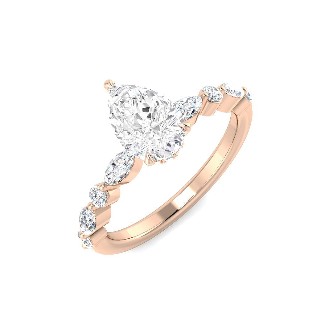 SR4555 — Ring - 9k Rose Gold