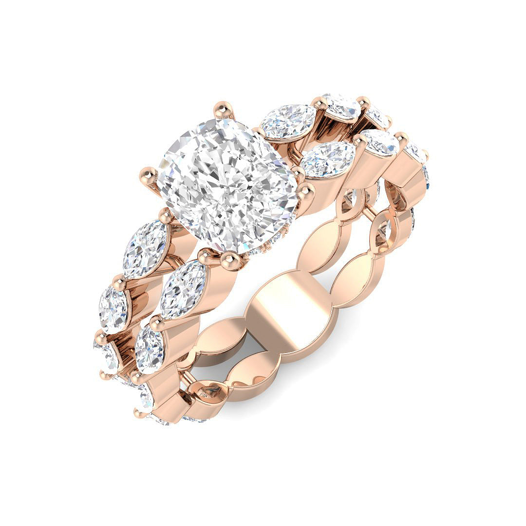 SR4556 — Ring - 9k Rose Gold