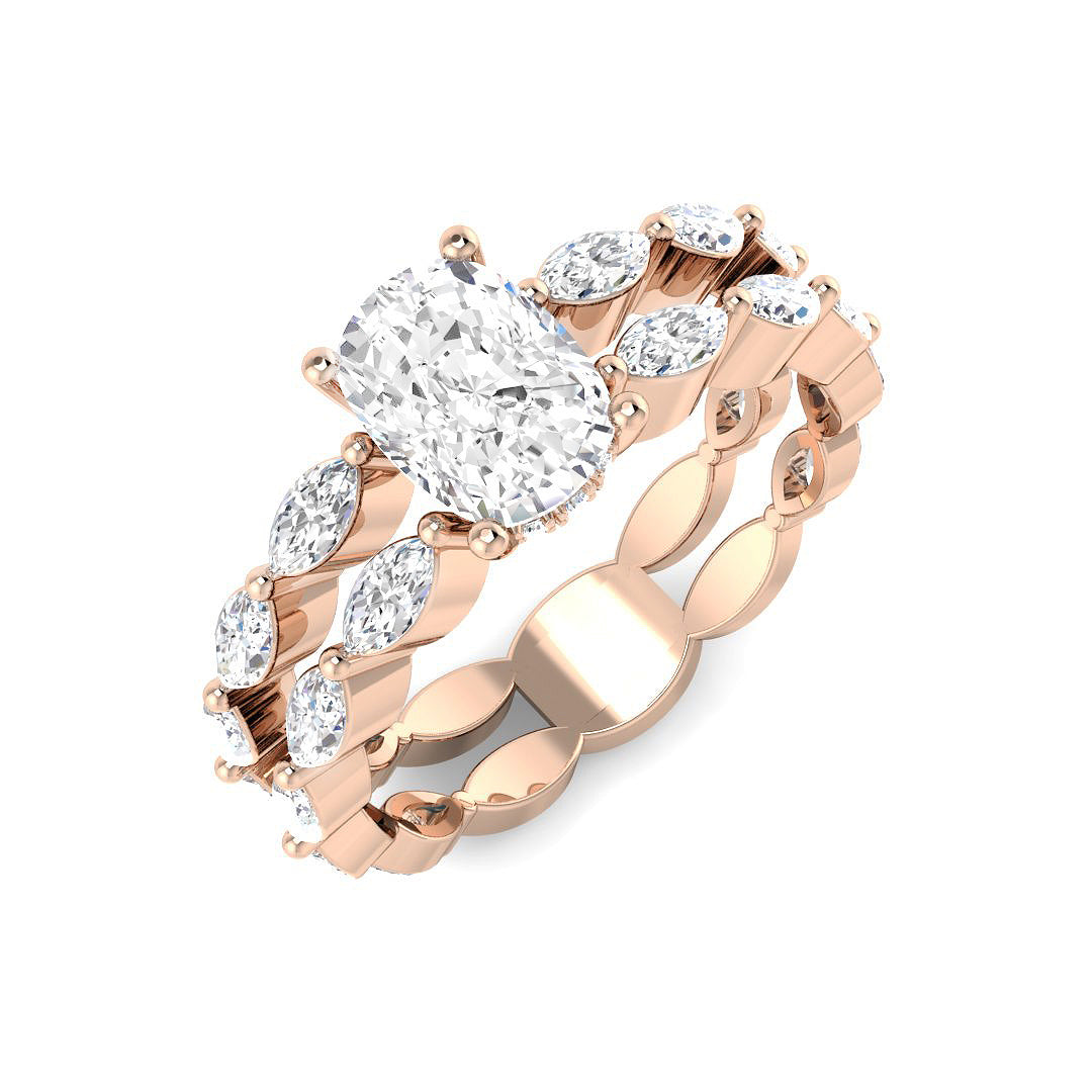 SR4557 — Ring - 9k Rose Gold