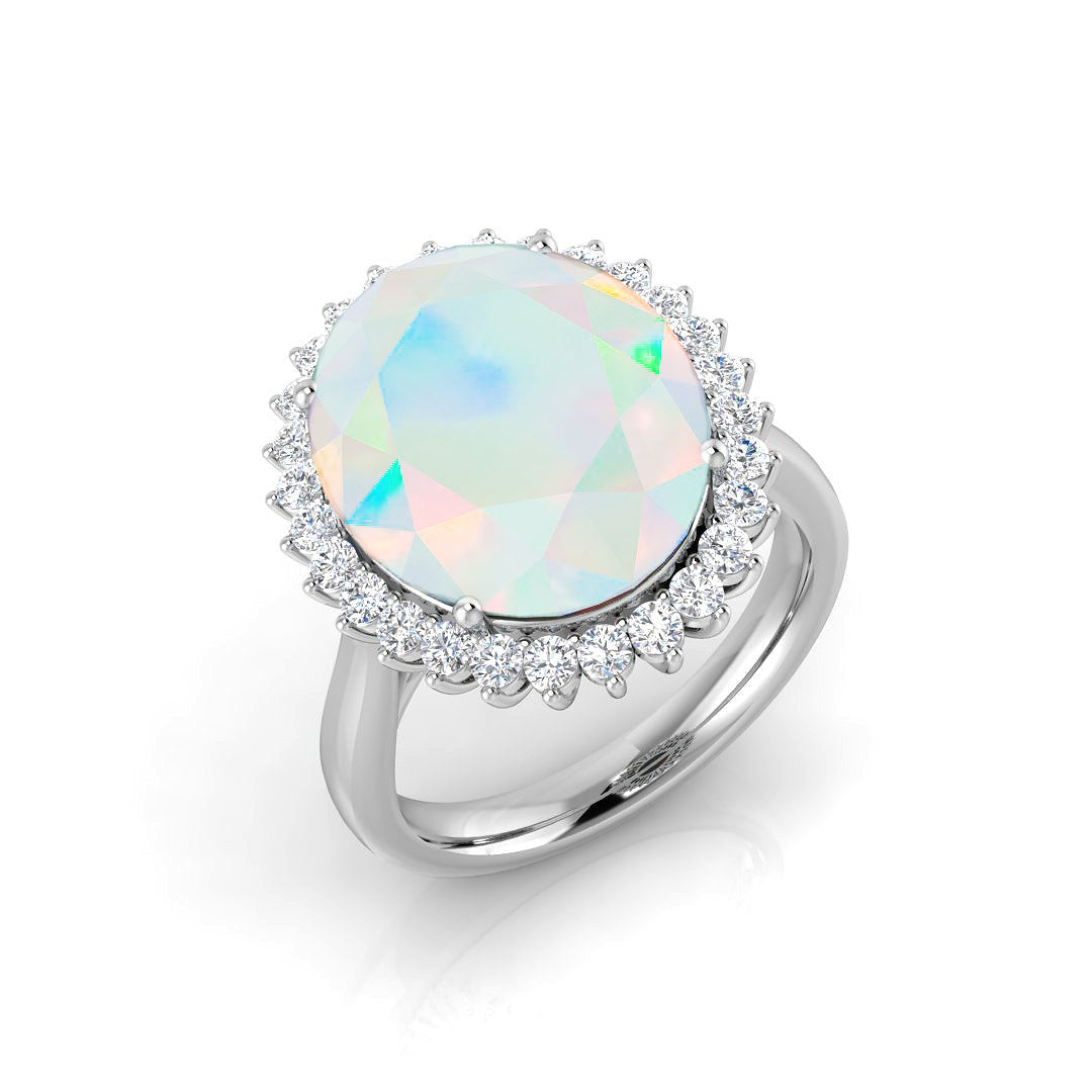 SR457 — Ring - 9k White Gold