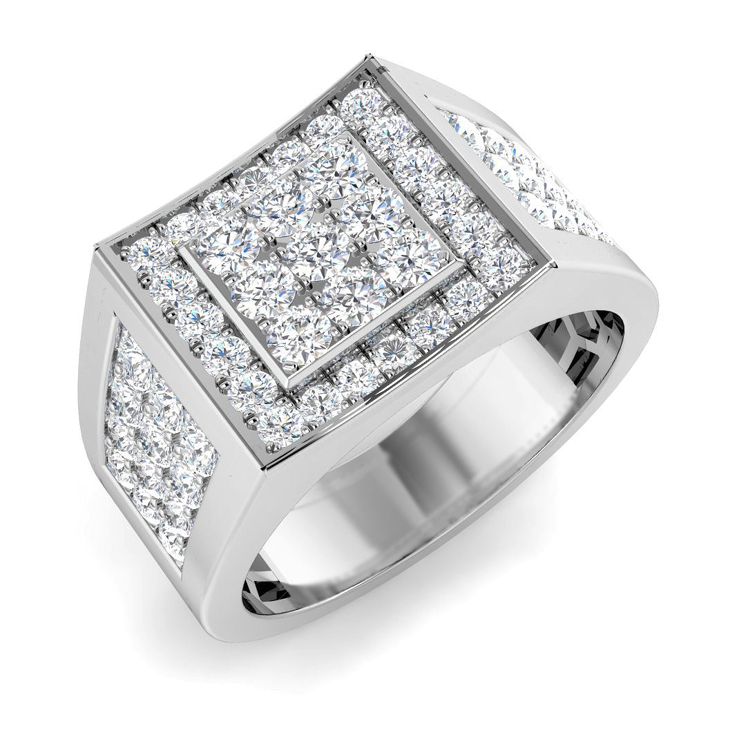 SR4585 — Ring - 9k White Gold
