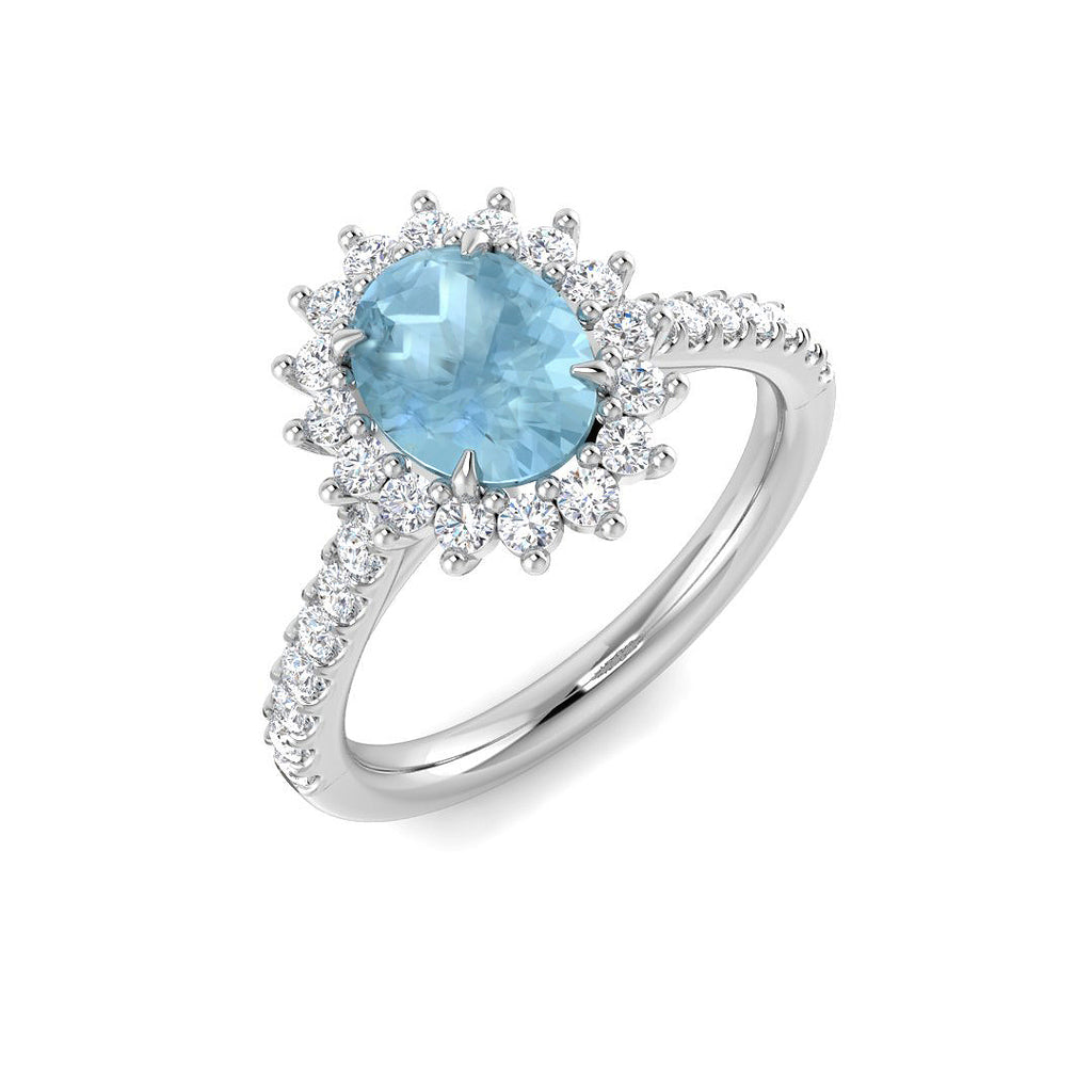 SR4595 — Ring - 9k White Gold